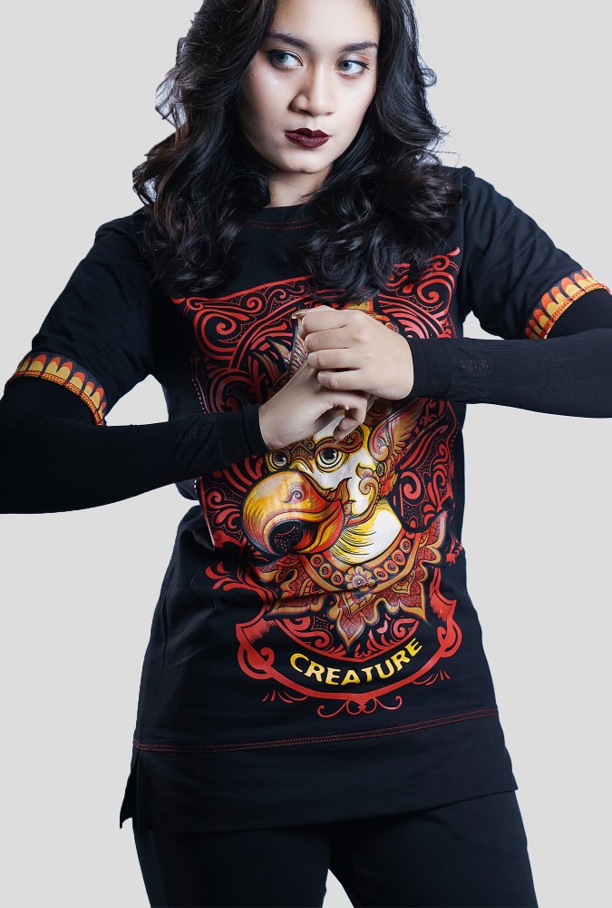 Garuda Sunday Born T-shirt Girl (Black)